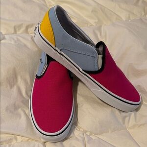 Vans Asher Color Block Slip-Ons